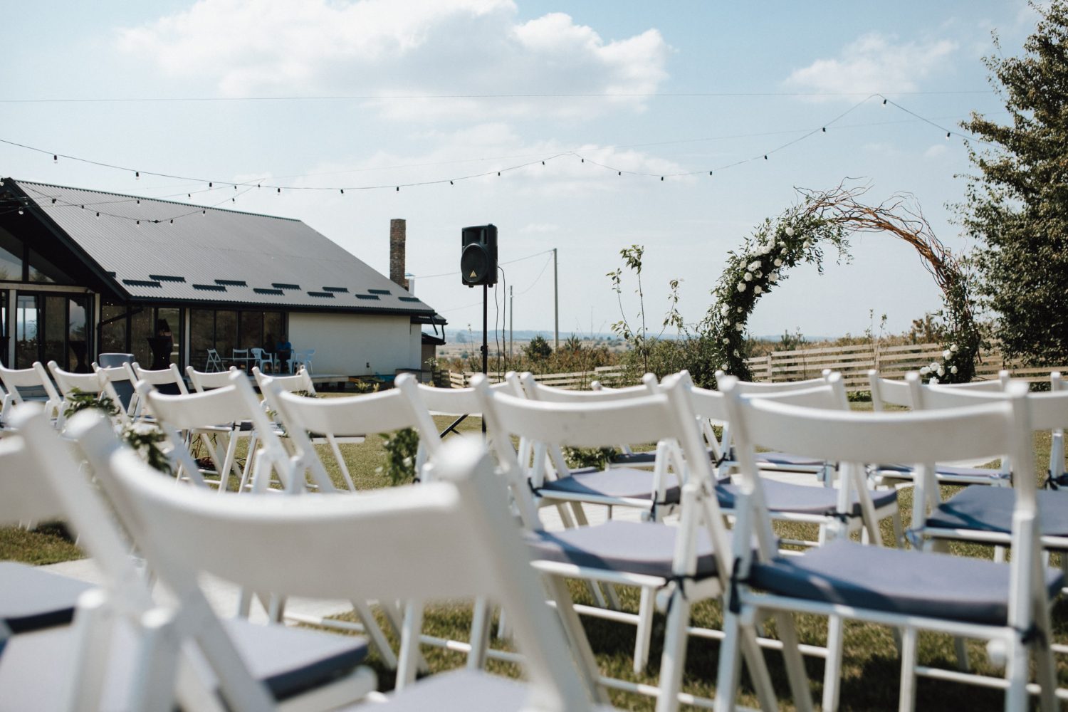 Outdoor event setup